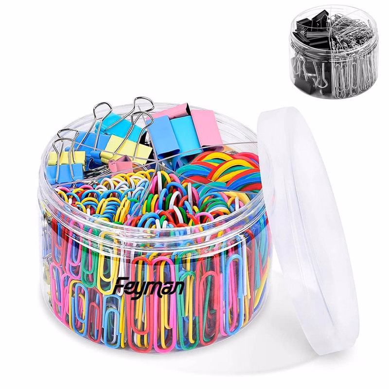 Colorful Office Clips Set