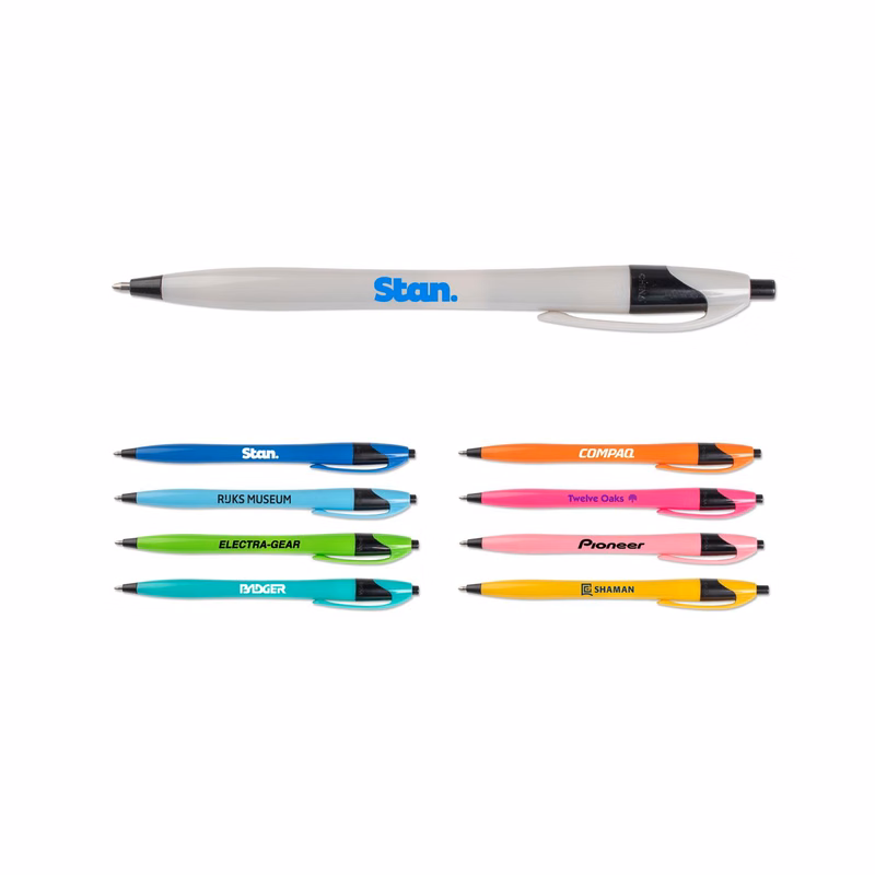 Colored Honesty Pen with Black Accents