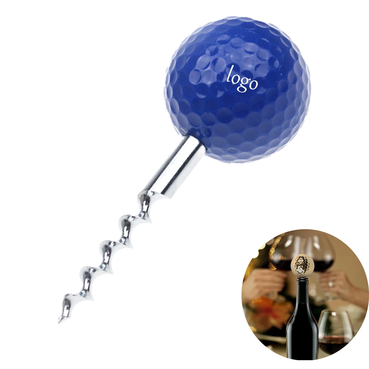 Golf Ball Wine Opener 1