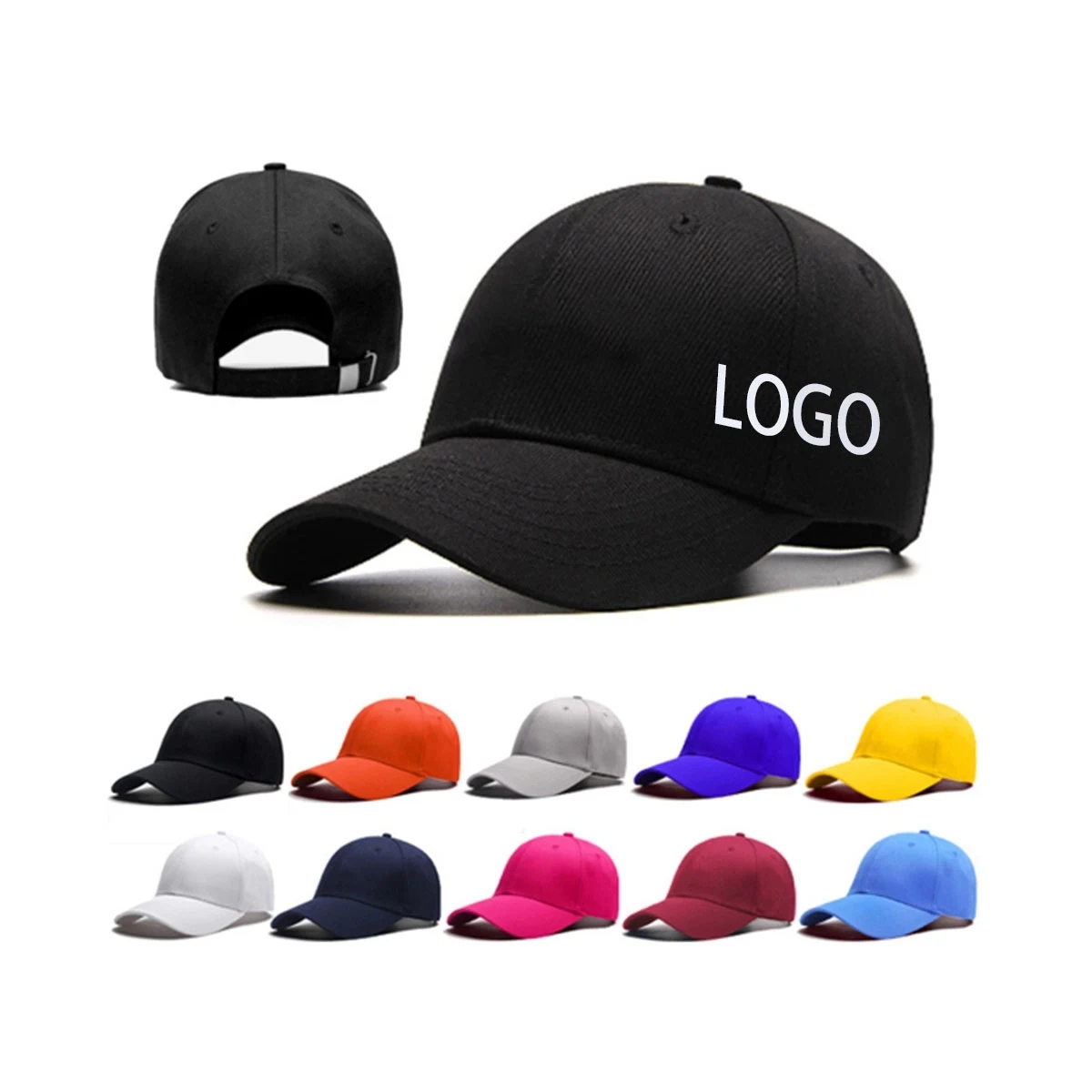 Adjustable Cotton Baseball Cap Hat 1