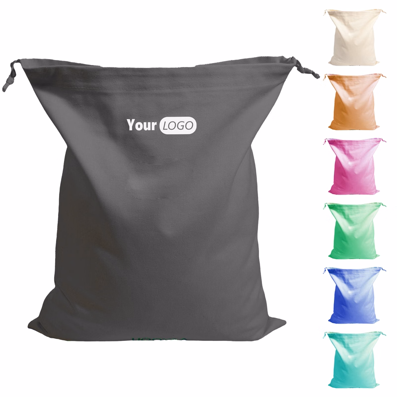 Canvas Versatile Drawstring Storage Bag For Home And Travel