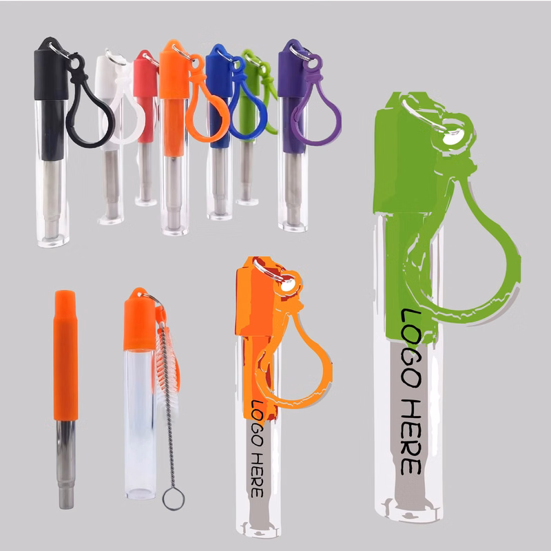 Stainless Steel Telescopic Straw Set