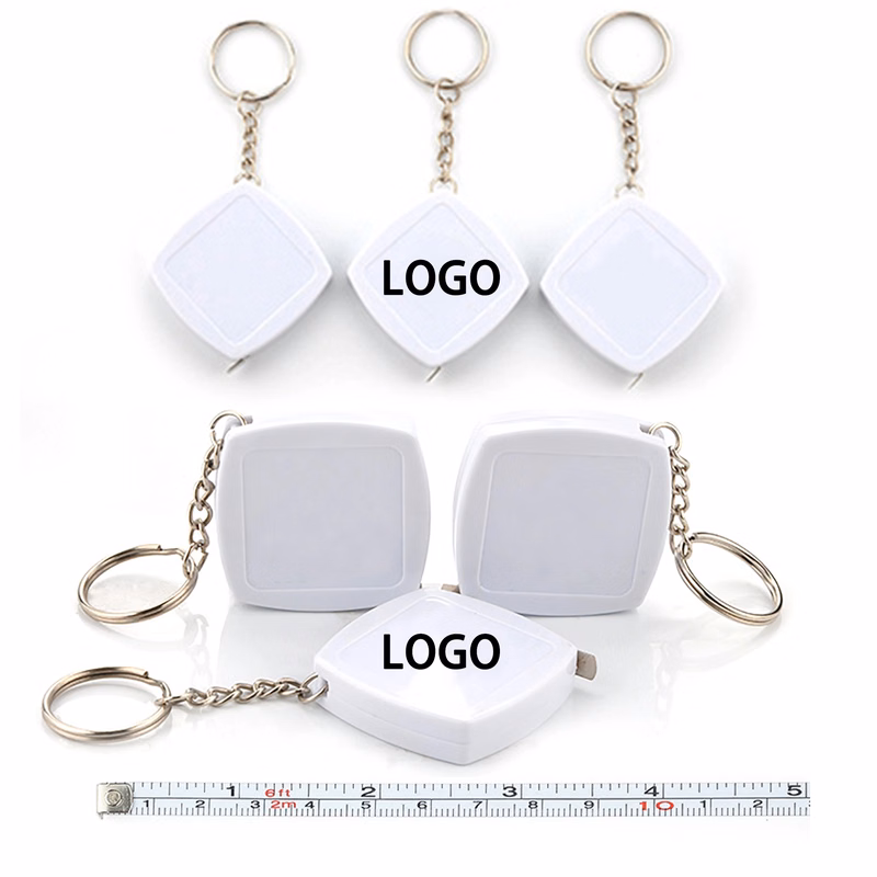 MOQ 20pcs ABS Mini Keychain Tape Measure