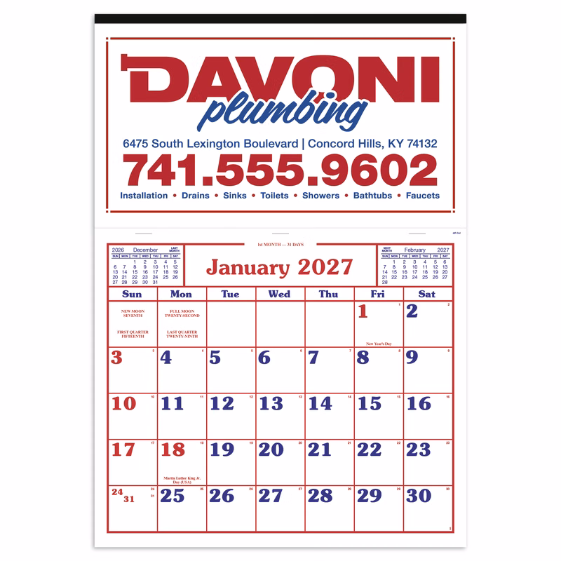 Skinner & Kennedy® Billboard Apron Calendar