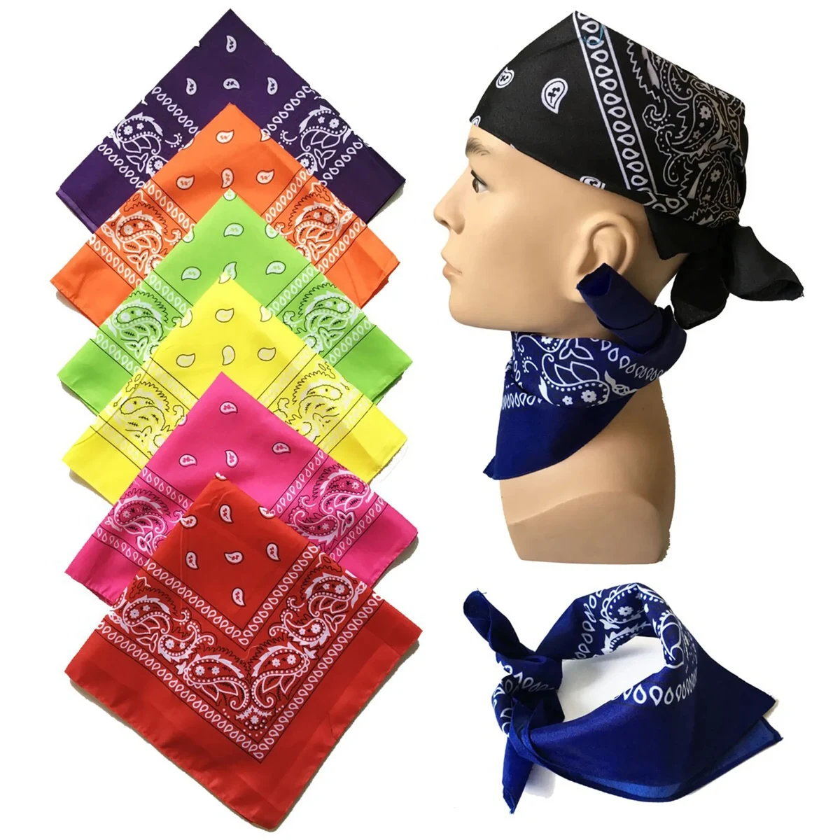 Head Bandanas Square Scarf MOQ 100 1