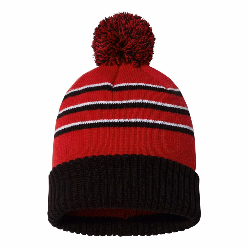 Pom Cuffed Beanie - 134