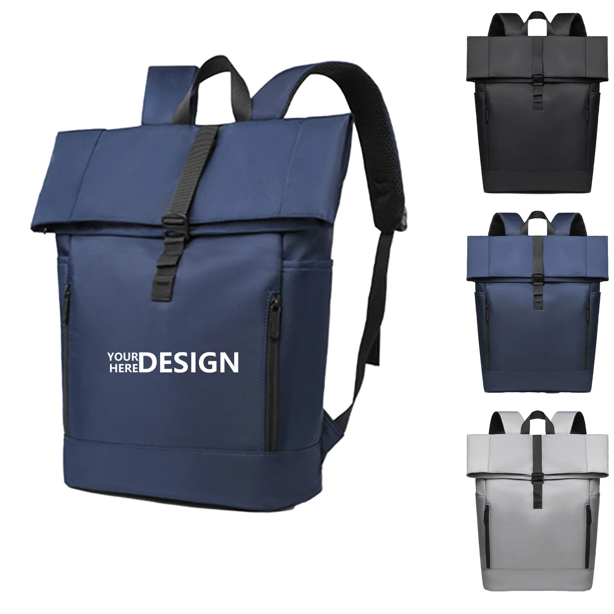 Men's Rolling Top Backpack 1