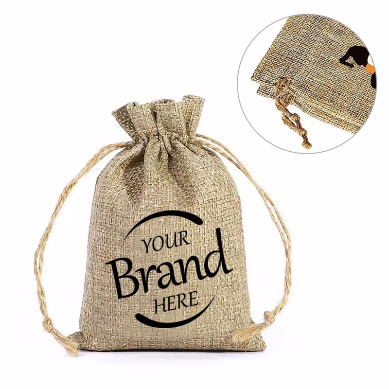 Halloween Burlap Treat Drawstrings Bags