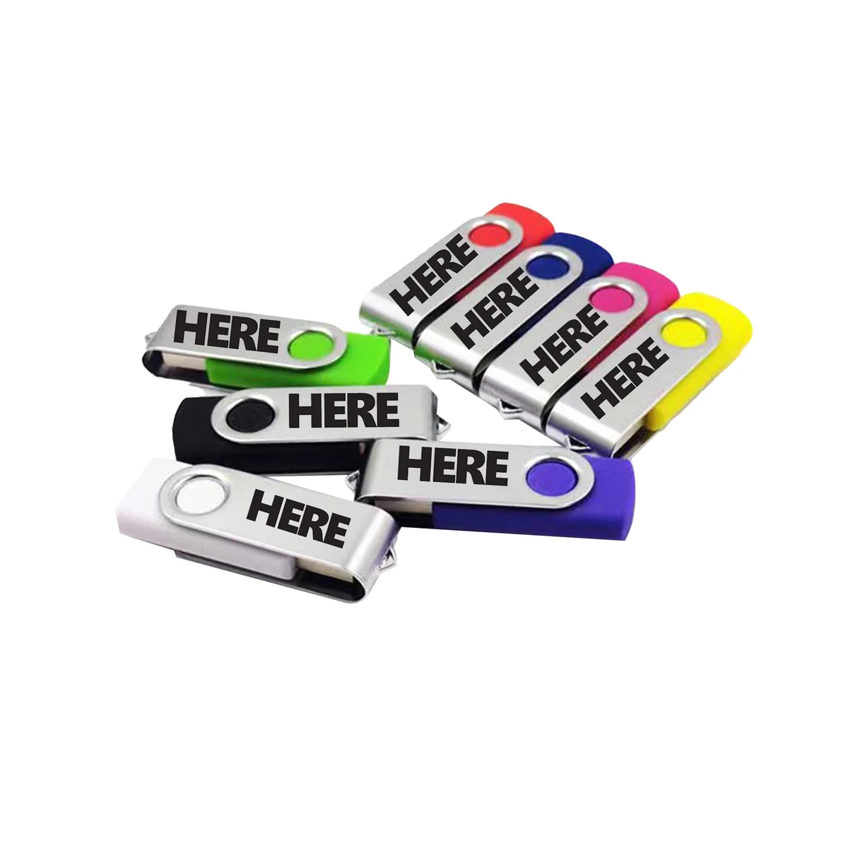 8 GB Simplified Rotating USB Drive 1