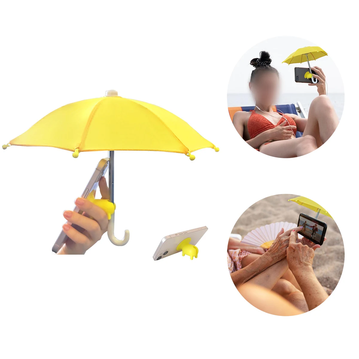 Phone Umbrella for Sun with Suction Cup Stand 1