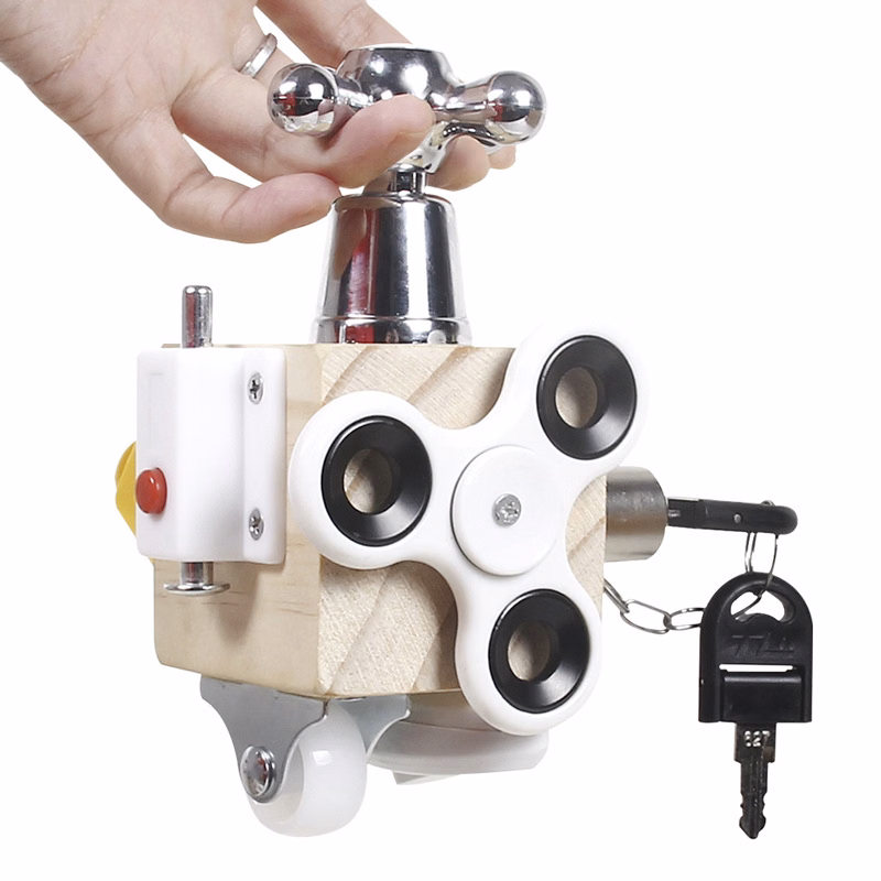 Wooden Busy Cube Sensory Fidget Toy