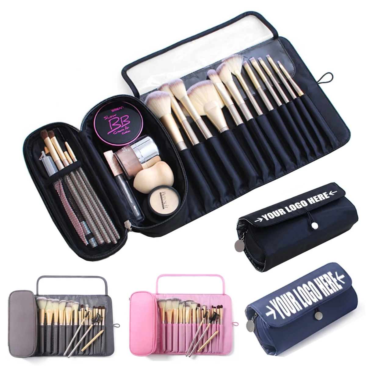 Custom Makeup Brush Travel Bag Organizer 1