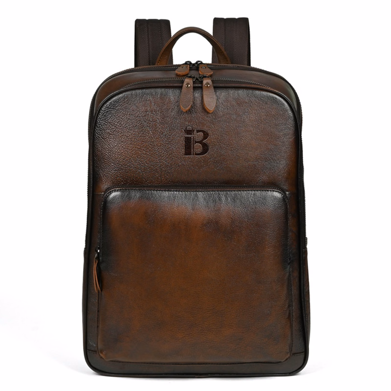 Large Capacity Vintage Genuine Leather Backpack