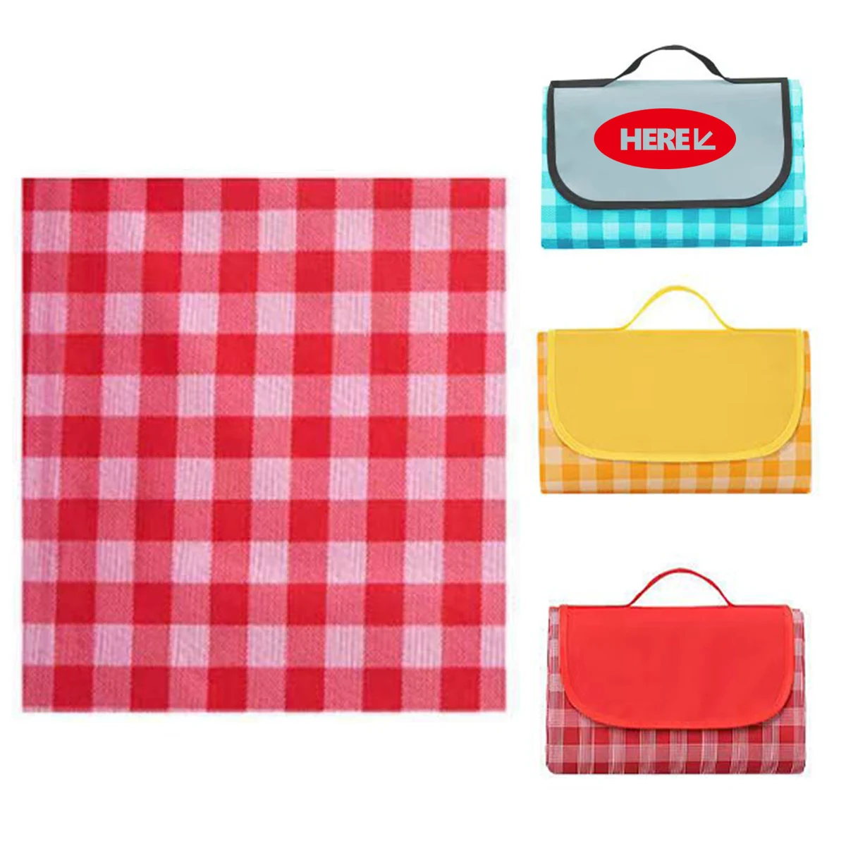 MOQ 50 Foldable Large Picnic Blanket Beach Mat 1