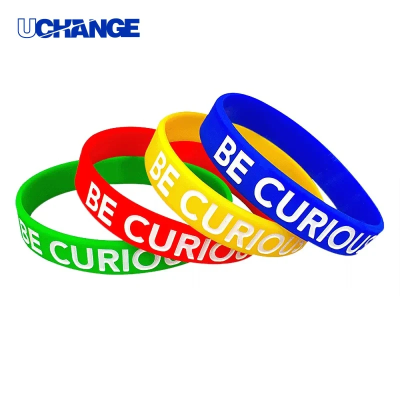 8" Circumference Silicone Wristband 1