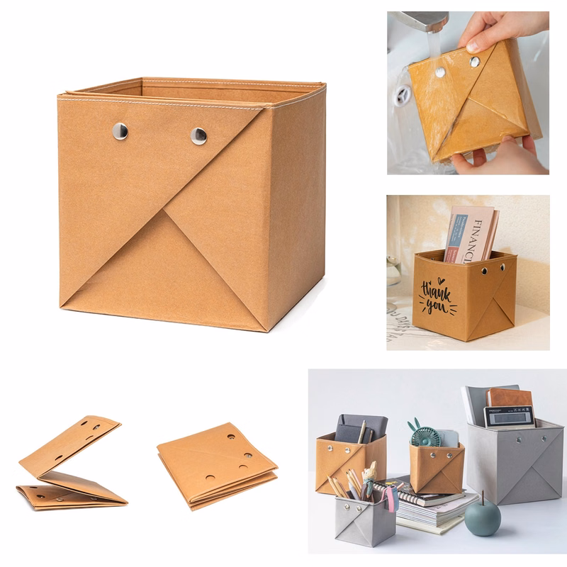 Washable Kraft Paper Foldable Organizers