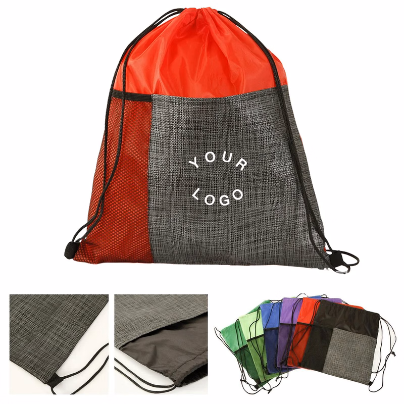 Durable Drawstring Backpack for Gym or School