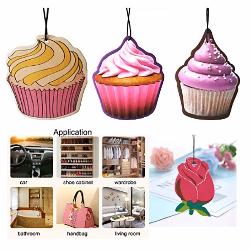 Customized Shape Die Cut Car Air Freshener