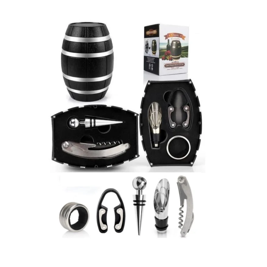 Barrel 5-Piece Wine Tool Set 1