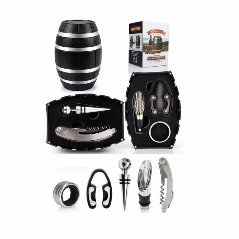 Barrel 5-Piece Wine Tool Set