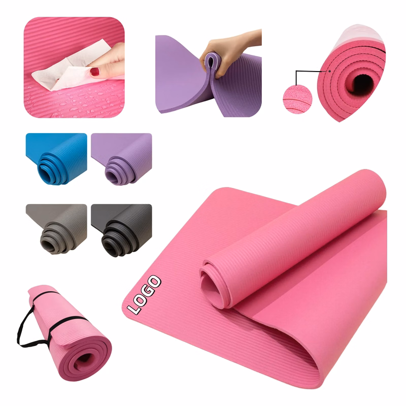 NBR Premium Yoga Mat, Thick and Wide