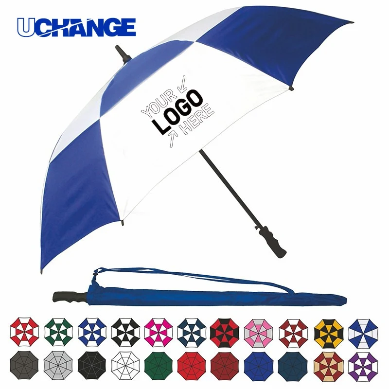 Wind-Vented Automatic Golf Umbrella for Outdoor Use 1