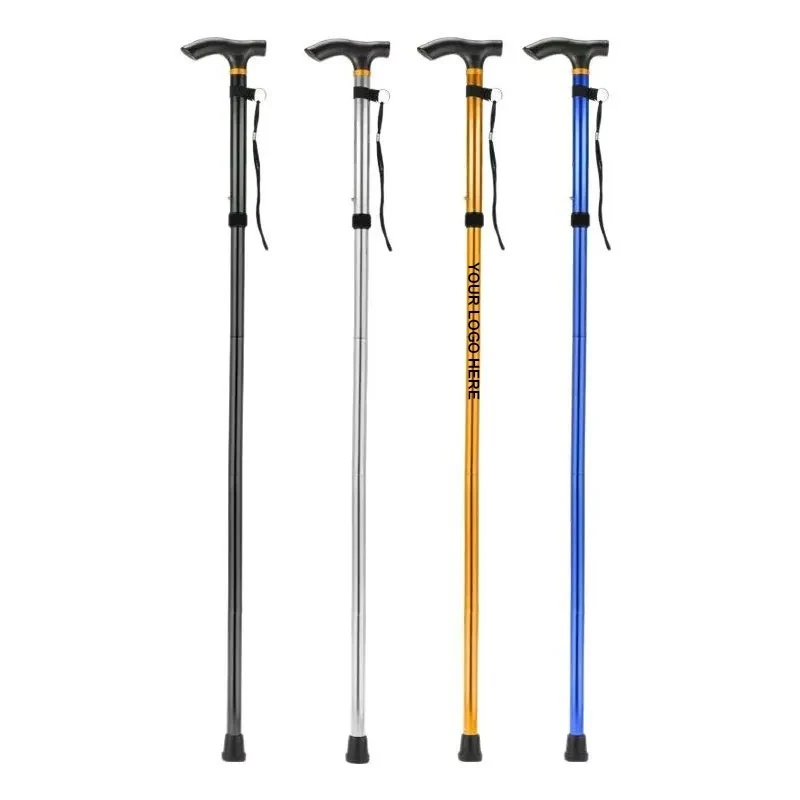 Aluminum Alloy Hiking Poles 4-Section 1