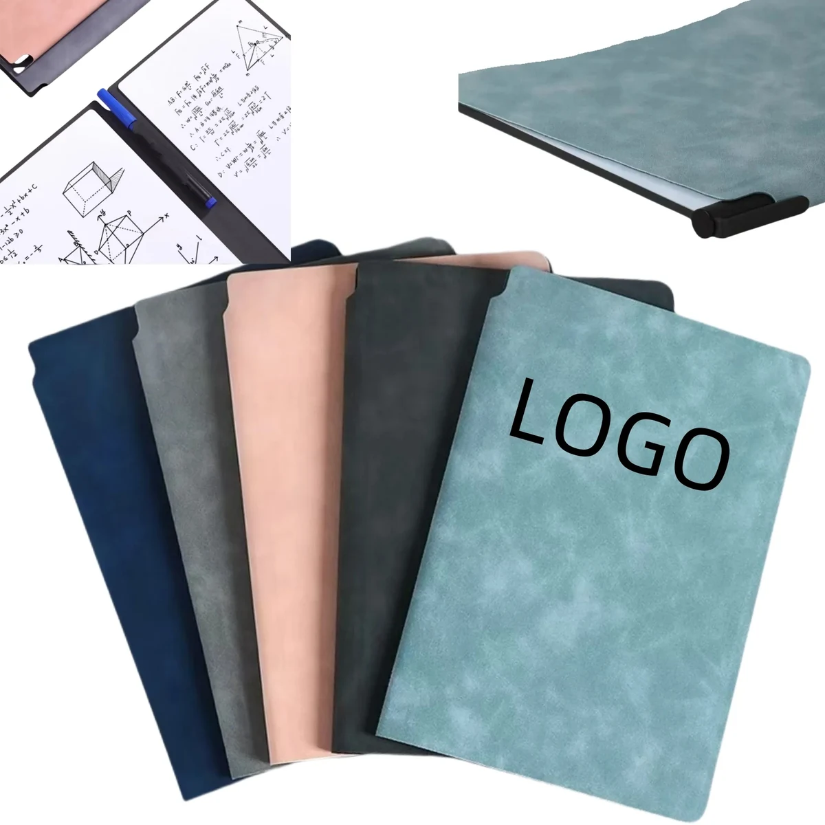 A5 Leather Whiteboard Erasable Notebook 1