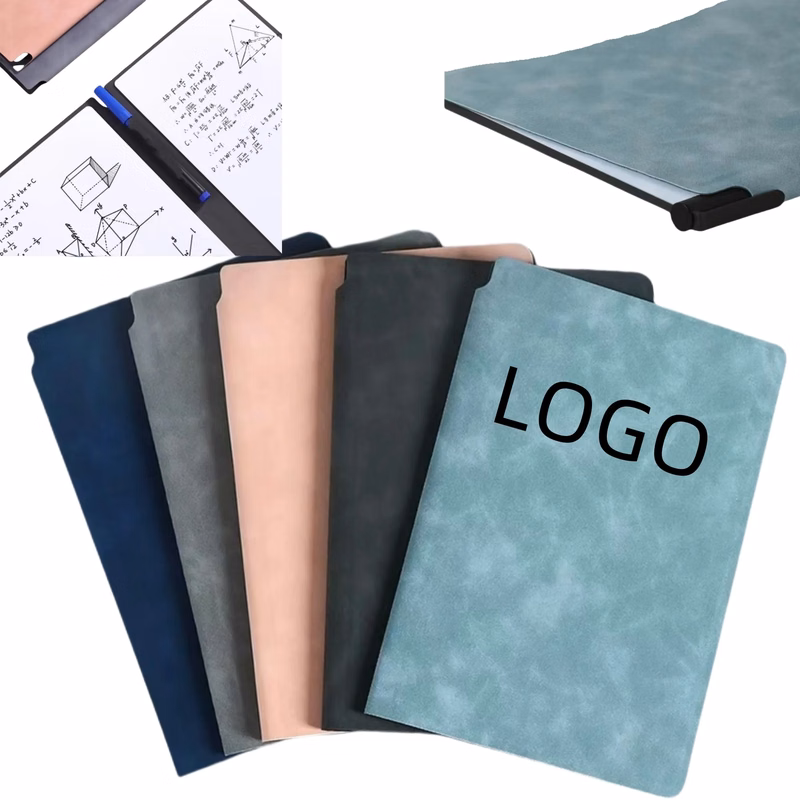 A5 Leather Whiteboard Erasable Notebook