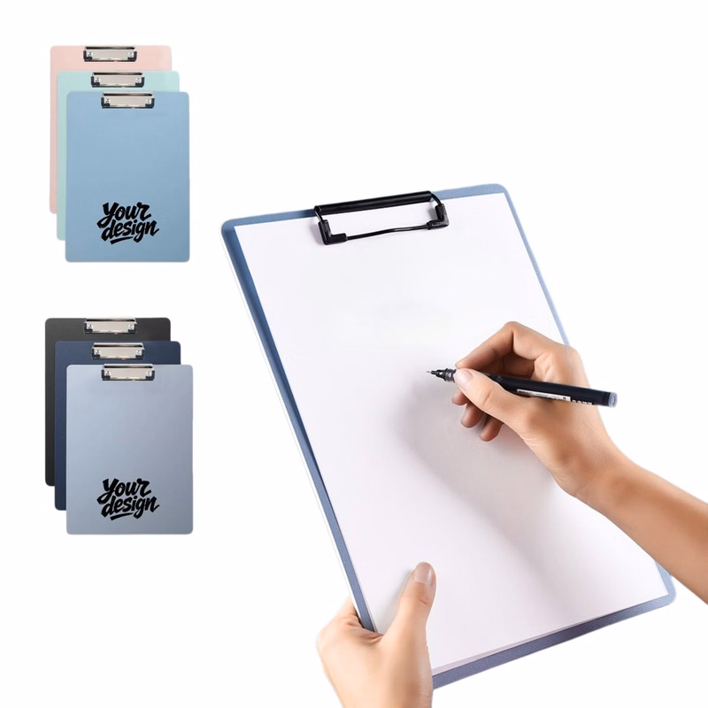 Plastic Clipboards With Low Profile Metal Clip