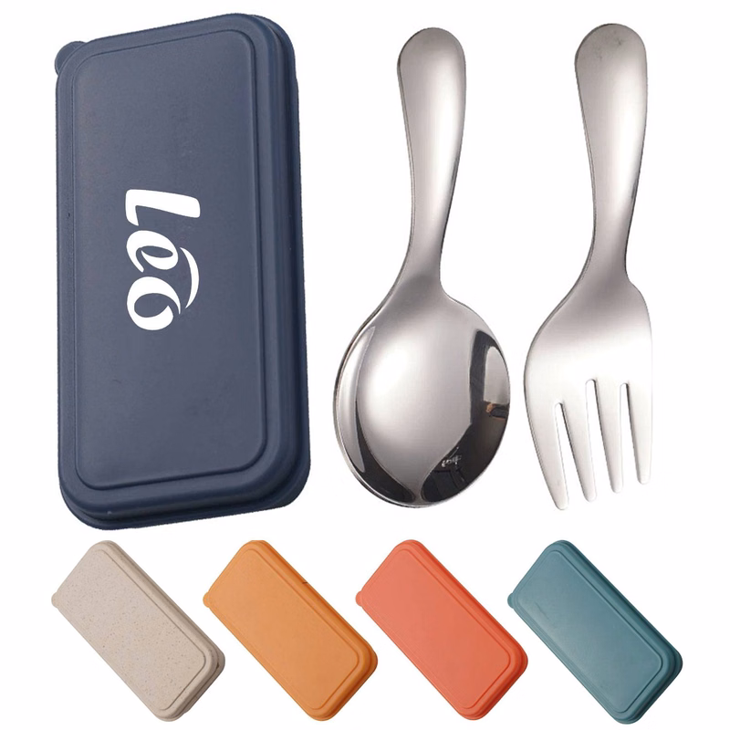 304 Short Handle Children's Spoon and Fork Set