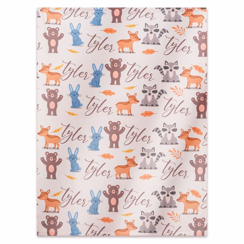 Custom Personalized Swaddle Blanket