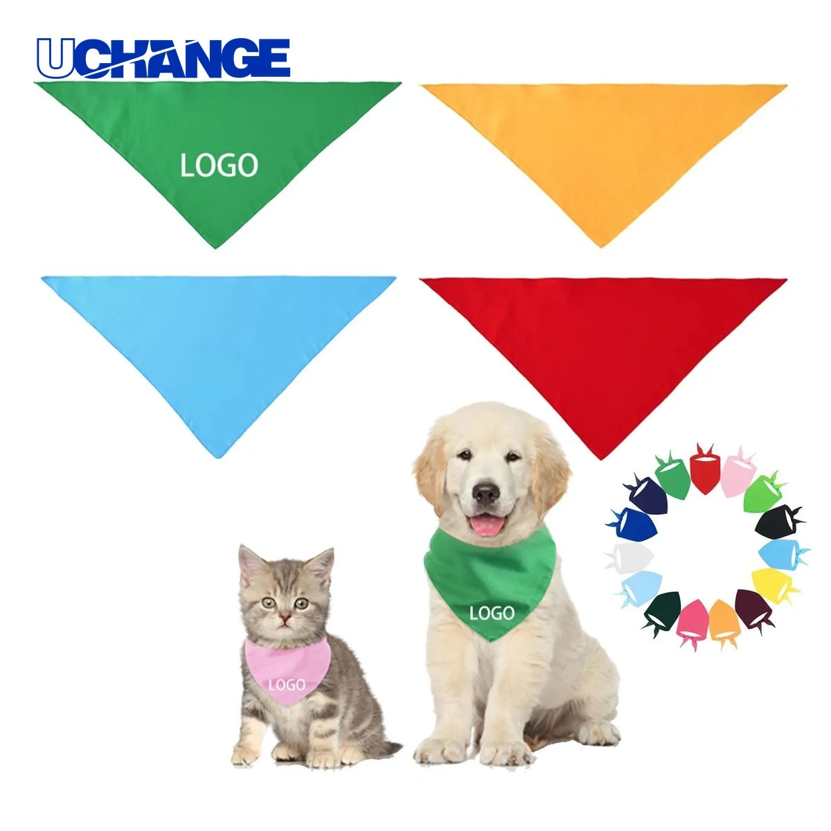 Large Pet Bandana Bib Scarf Accessory 1