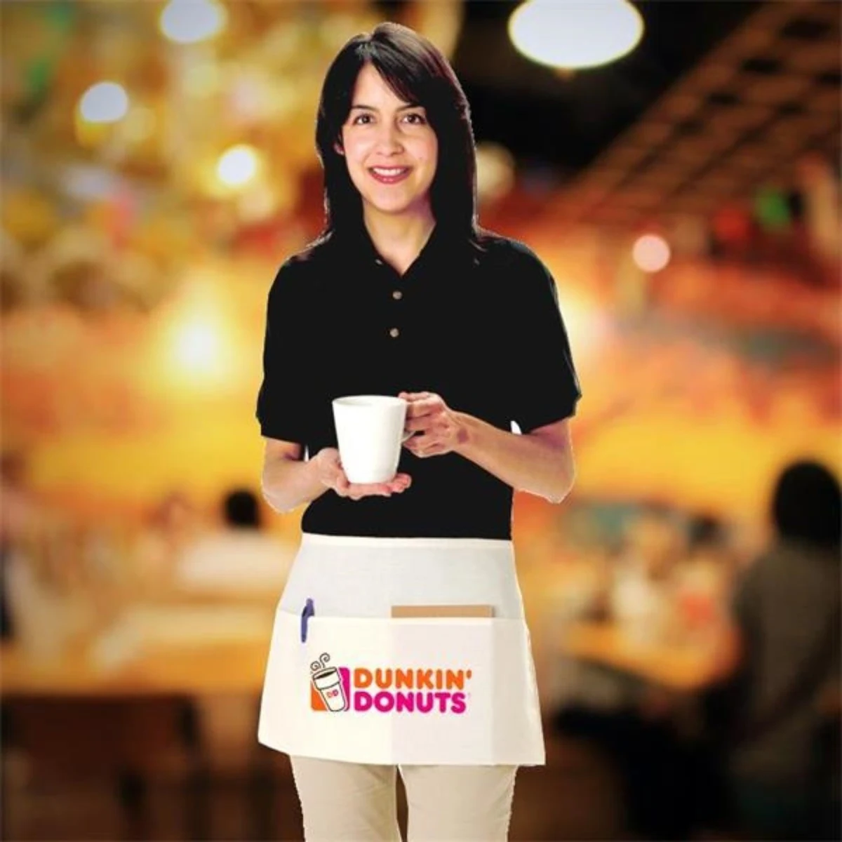 6 oz. Waist Apron w/ Custom Imprint & Front Pocket Aprons USA Decorated (24" x 12") 1