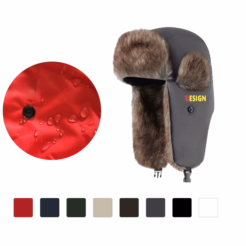 Adult Cold Weather Trapper Hat with Ear Protection