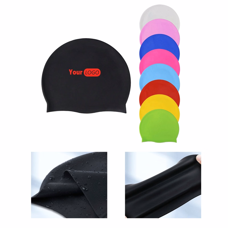 Durable Waterproof Silicone Swimming Cap
