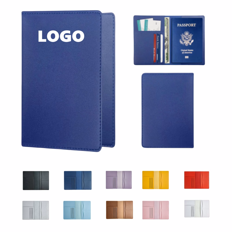 Pu Leather Card Passport Cover