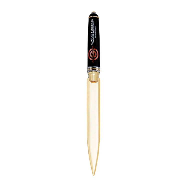 Achilles Matte Black Letter Opener 1