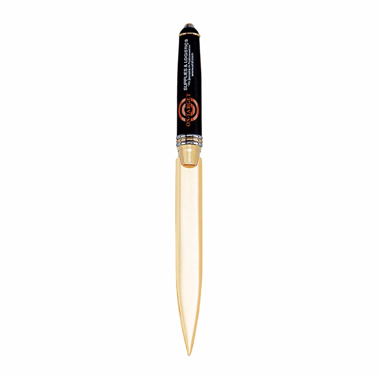 Achilles Matte Black Letter Opener