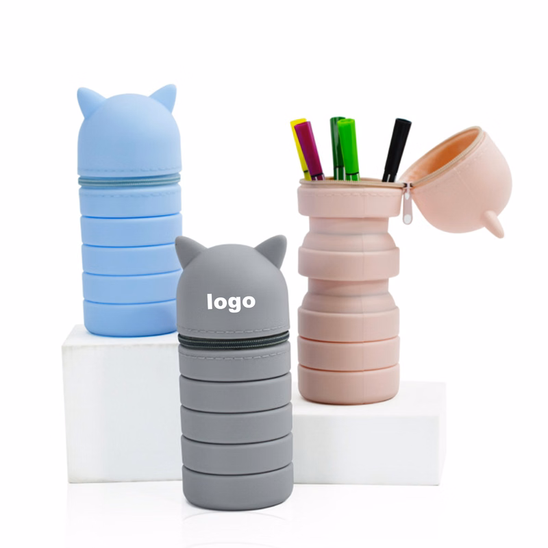 Folding Silicone Pen Holder