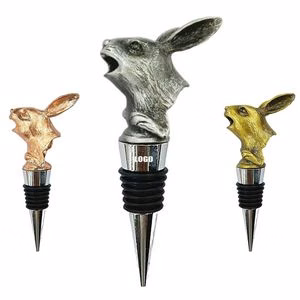 Elegant Rabbit Design Alloy Wine Stopper
