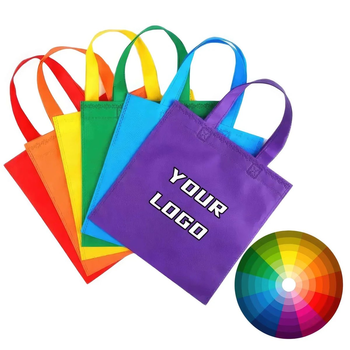 Customized Cheap Nonwoven Shopping Tote Bags 1