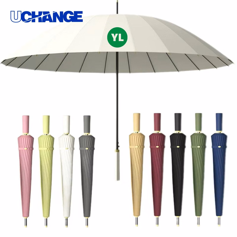 24 Ribbed Self Deploying Umbrella