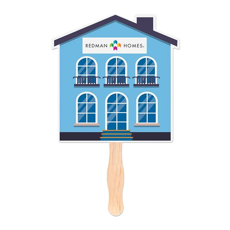 House Shaped Hand Fan 1
