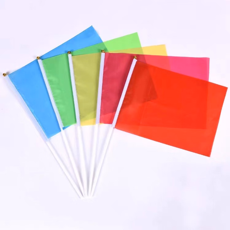 Custom Small Mini Flags with plastic stick