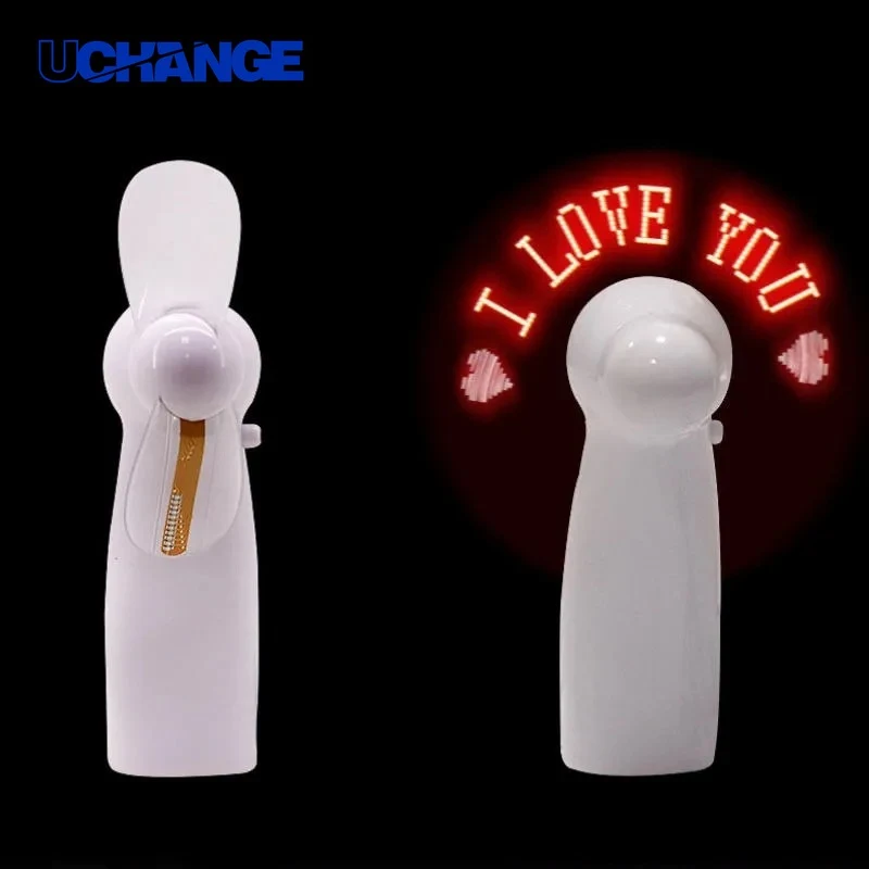 LED Message Handheld Fan Light-Up Promo Fan for Concerts & Night Events 1
