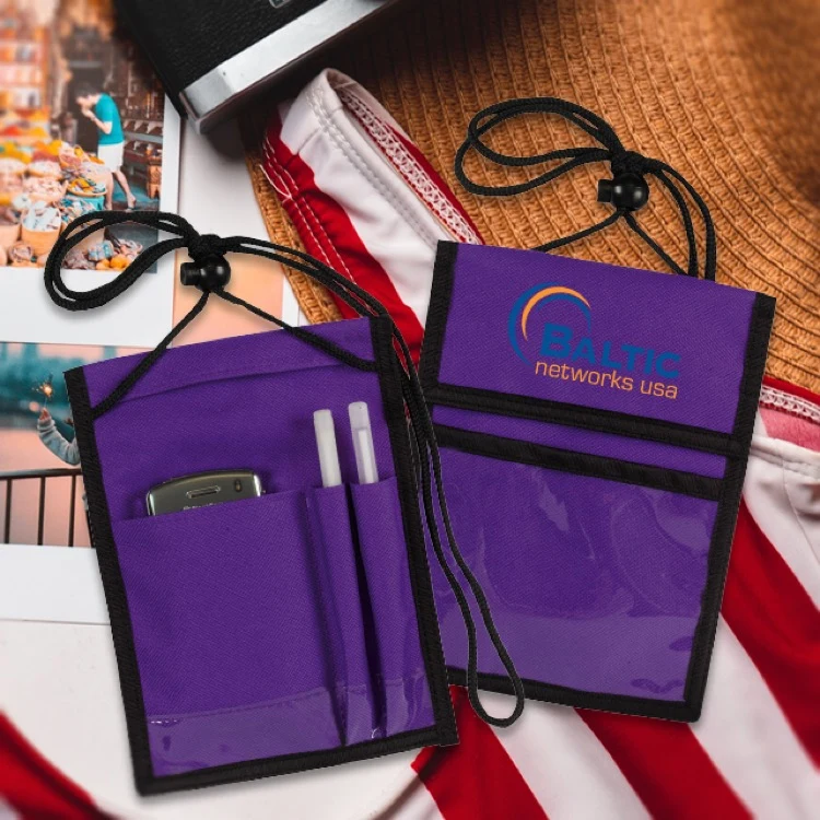 ID Me 3 Multi-pocket Badge Holder/Passport Pouch 1