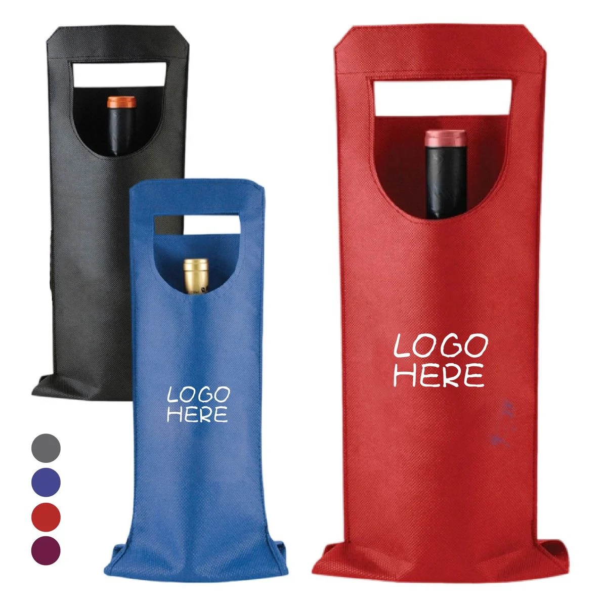 100 GSM Wine Gift Bag 1
