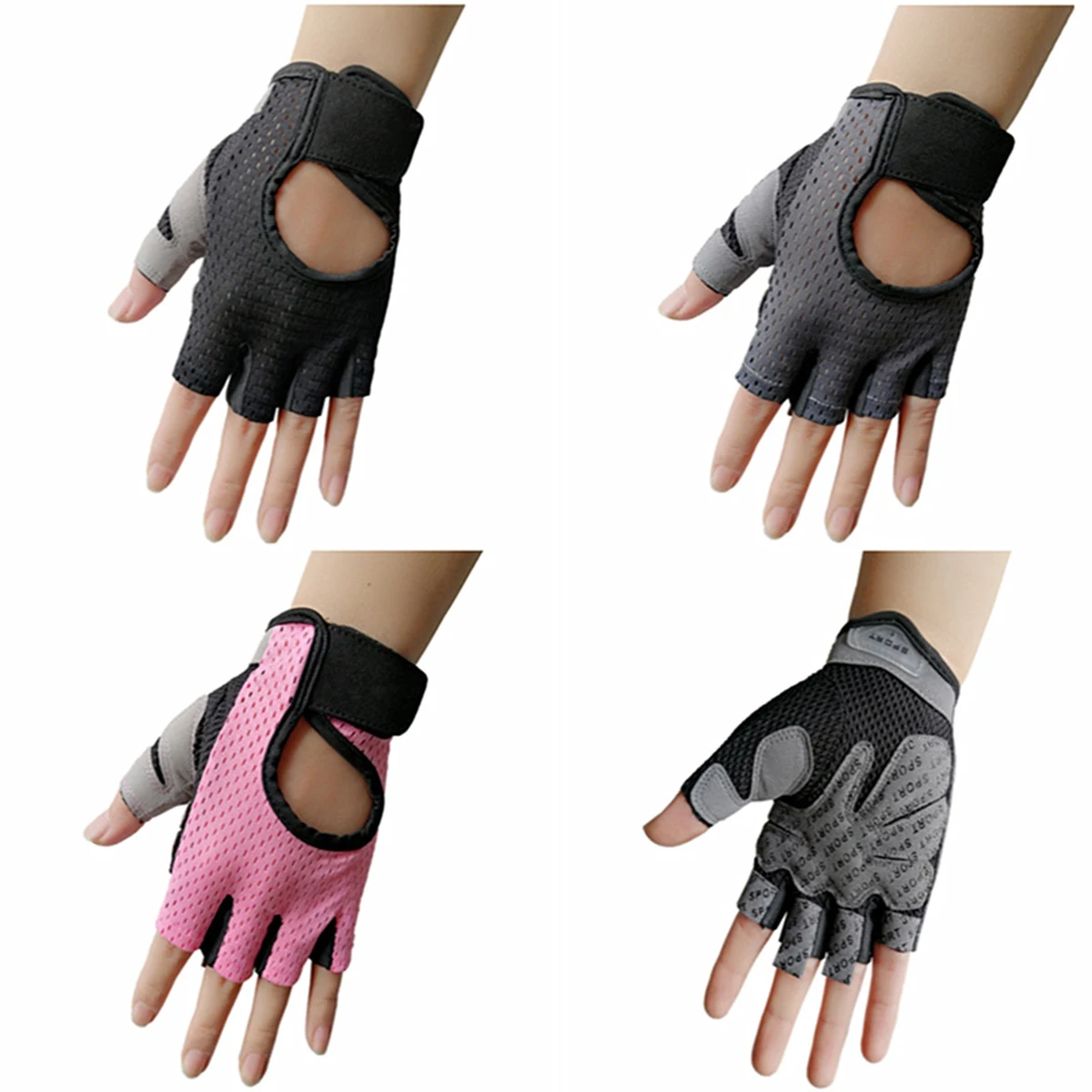 Unisex Sports Half Finger Gloves 1