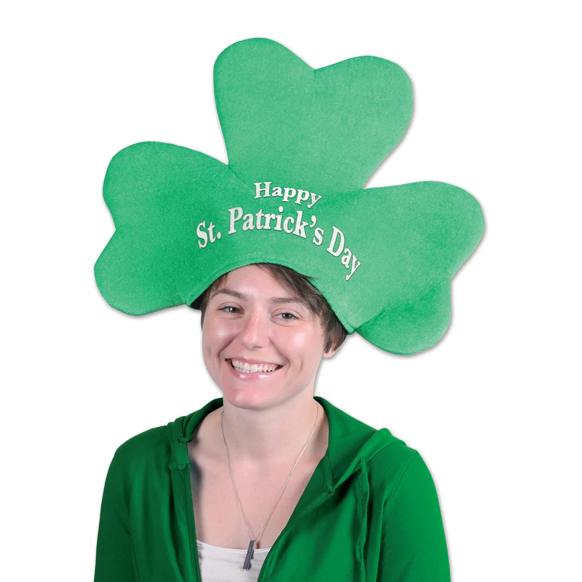 Plush St. Patrick's Day Shamrock Hat 1